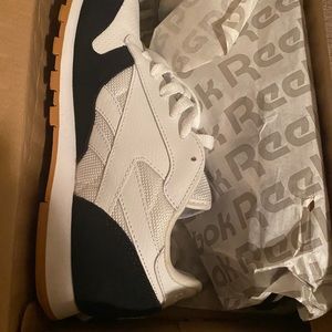 Black and white junior Reebok